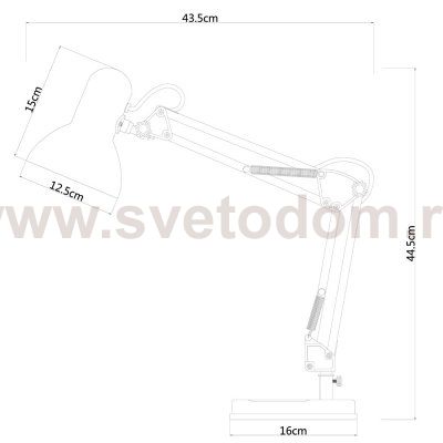 Офисная настольная лампа Arte lamp A1330LT-1BK Junior