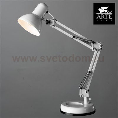 Настольная лампа белая Arte lamp A1330LT-1WH Junior