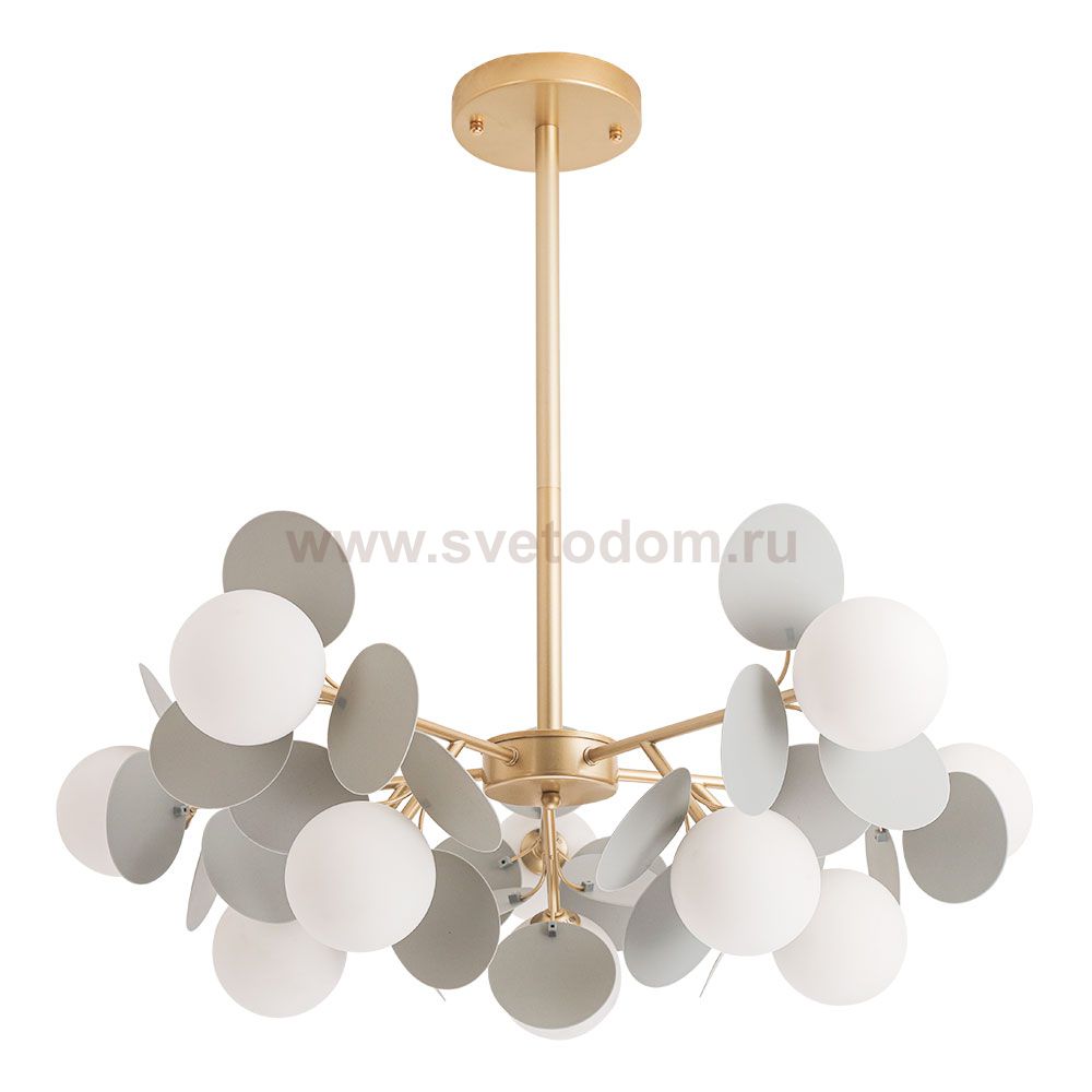 Люстры на штанге Arte Lamp A1369SP-10GY PEACOCK