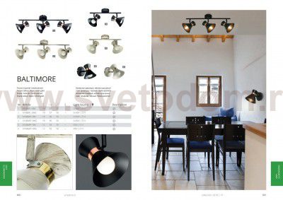 Светильник настенный бра Arte lamp A1406AP-1WG BALTIMORE