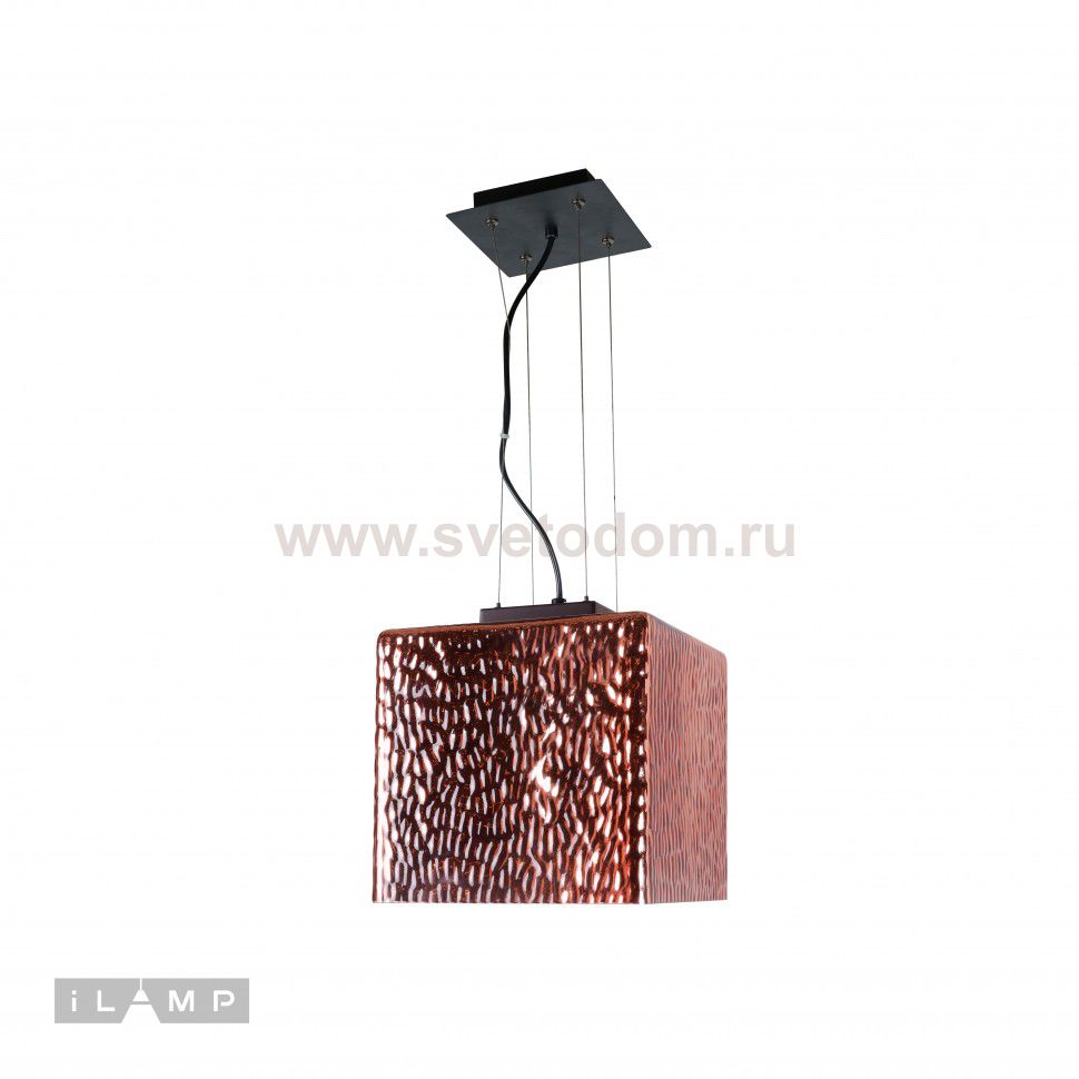 Подвесной светильник iLamp Cube A1407 Темно-коричневый