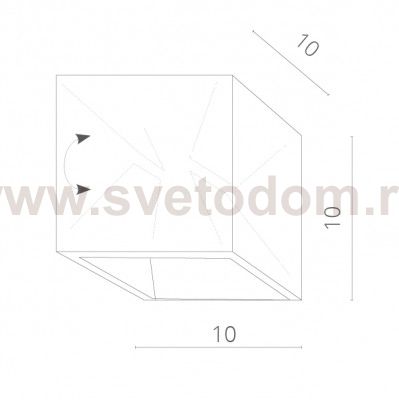 Настенный серый светильник Arte lamp A1414AL-1GY RULLO