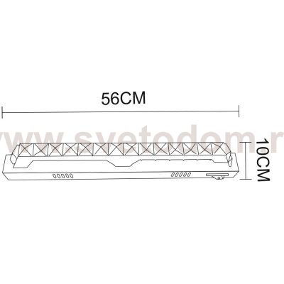Светильник настенный Arte lamp A1414AP-1CC Treno