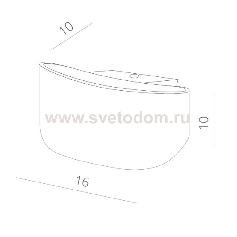 Светильник настенный Arte lamp A1429AP-1WH LUCCIOLA