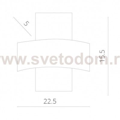 Светильник настенный Arte lamp A1444AP-1WH CROCE