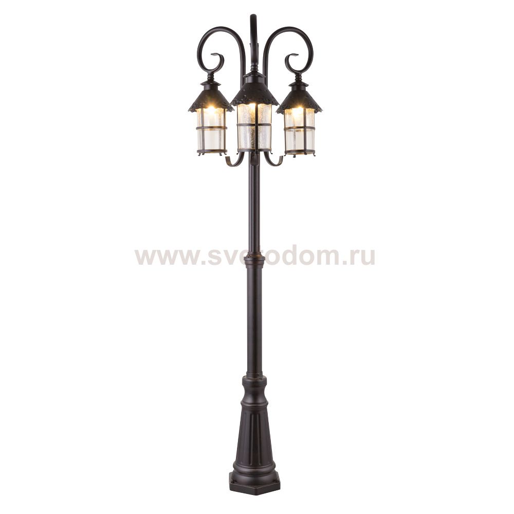 Уличный столб Arte lamp A1467PA-3RI Prague