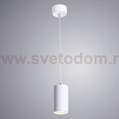 Светильник подвесной белый Arte Lamp A1516SP-1WH CANOPUS