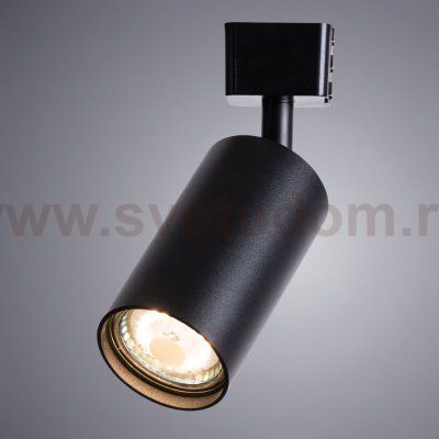 Светильник для трека GU10 черный Arte lamp A1518PL-1BK RIDGE