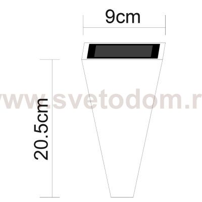 Светильник уличный Arte lamp A1524AL-1GY COMETA