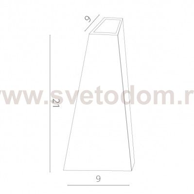 Уличный светильник Arte lamp A1524AL-1WH COMETA