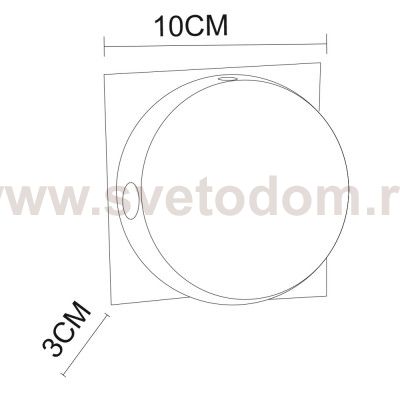 Светильник настенный Arte lamp A1525AP-1WH TAMBURELLO