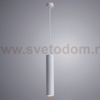 Светильник подвесной Arte Lamp A1530SP-1WH белый с серебром TORRE