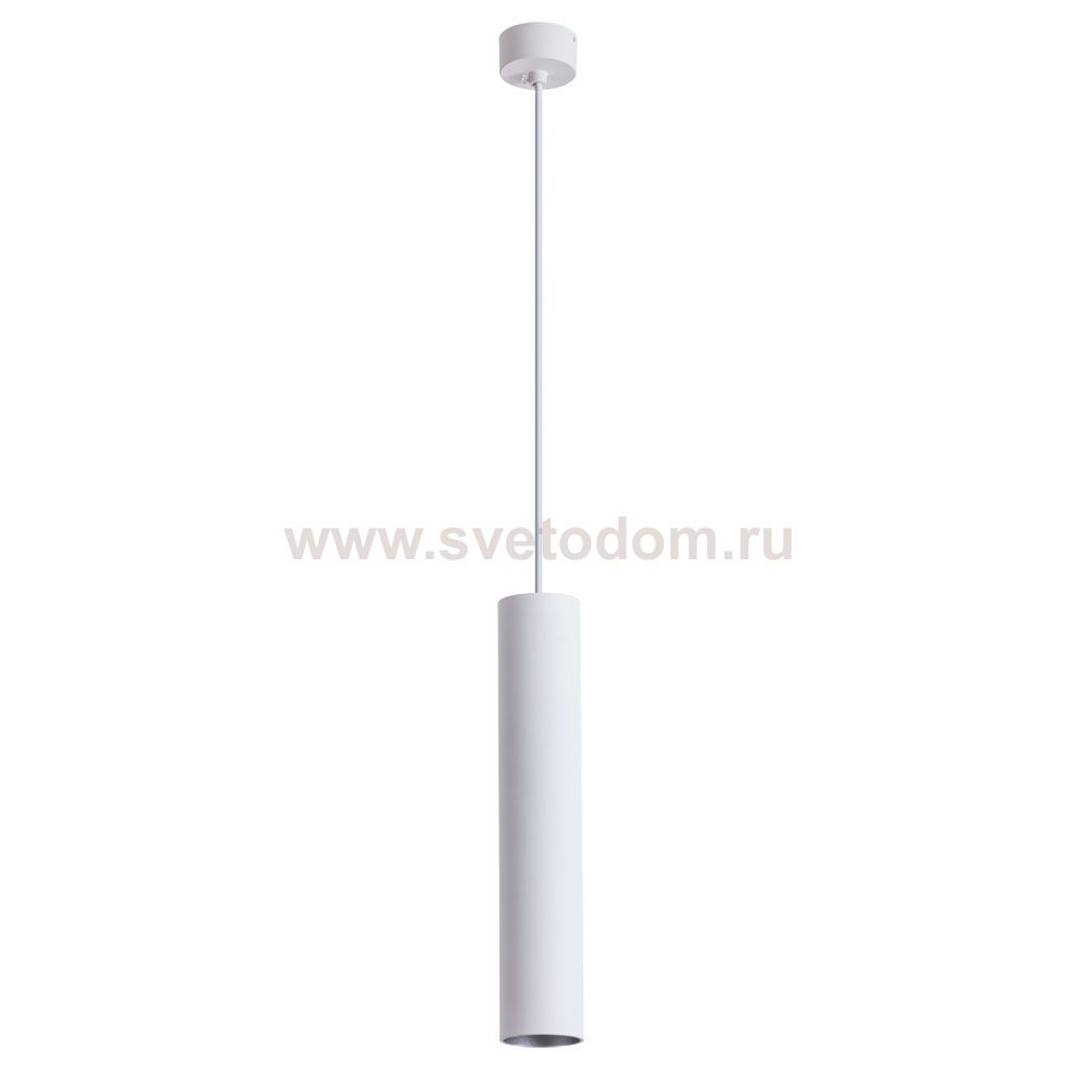 Светильник подвесной Arte Lamp A1530SP-1WH белый с серебром TORRE