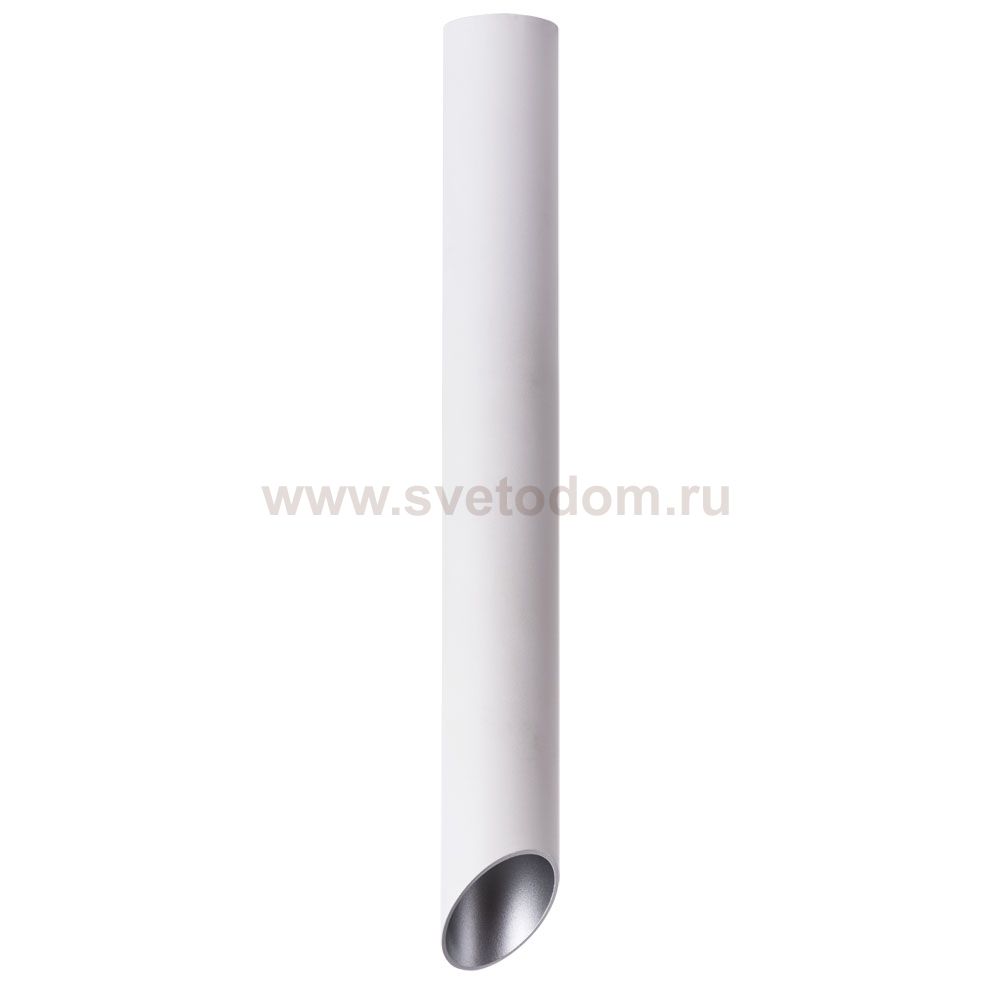Светильник потолочный стакан 460мм белый/серебро Arte Lamp A1537PL-1WH PILON-SILVER 1*GU10