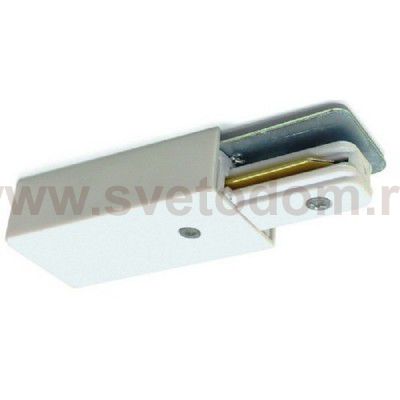 Коннектор питания для трека белый Arte lamp A160033 TRACK