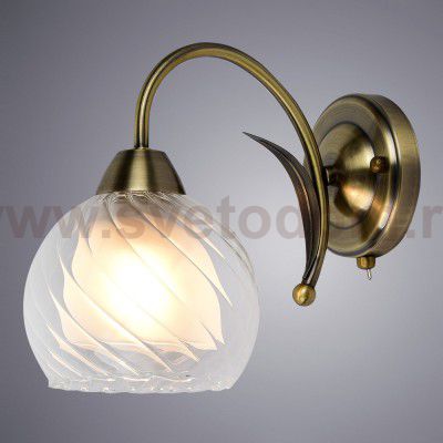 Светильник настенный Arte lamp A1607AP-1AB Dolcemente