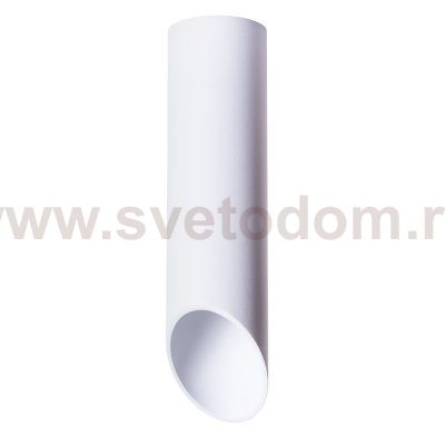 Светильник стакан скошенный белый 220мм Arte Lamp A1622PL-1WH PILON 1*GU10