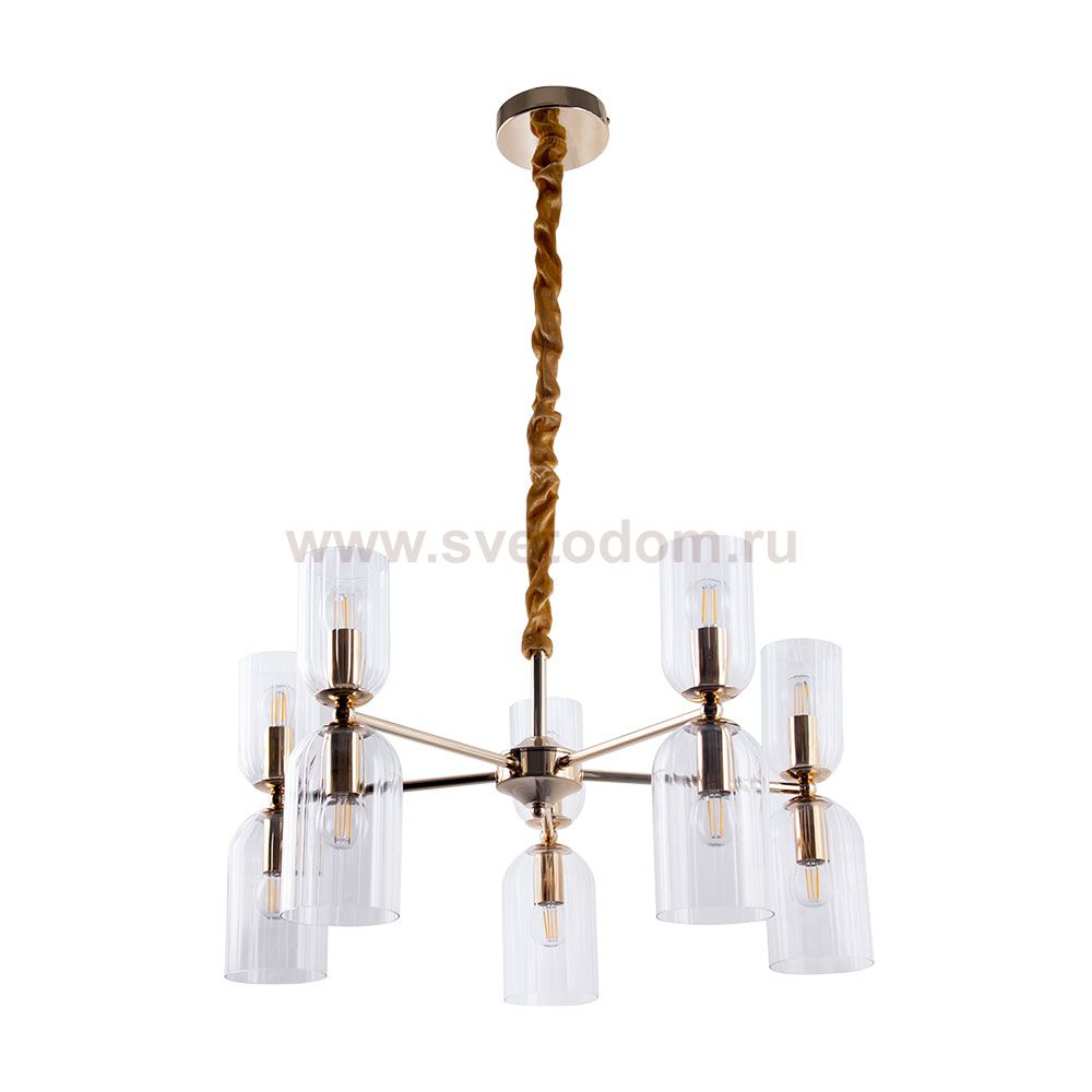 Подвесная люстра Arte Lamp A1623LM-10GO CHARM