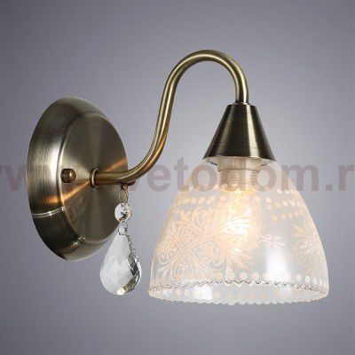 Светильник настенный Arte lamp A1658AP-1AB Rugiada
