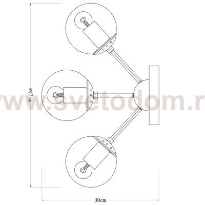 Люстра лофт черная Arte Lamp A1664PL-5BK BOLLA