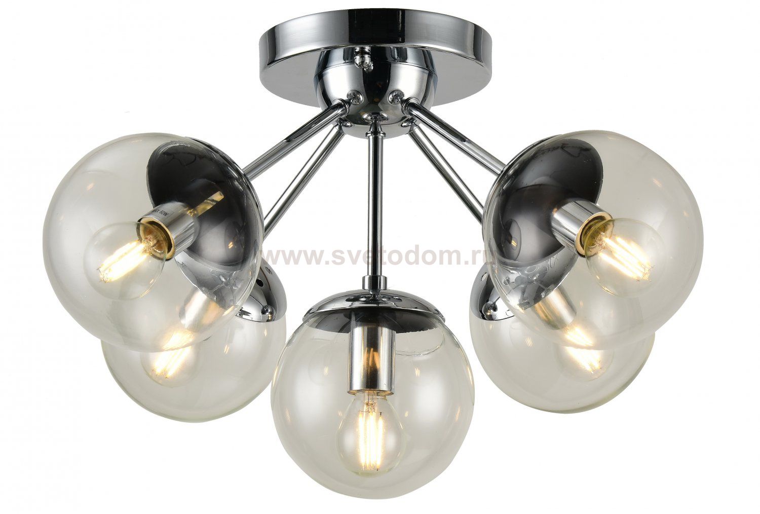 Люстра лофт Arte Lamp A1664PL-5CC BOLLA