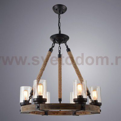 Люстра кантри стиля Arte Lamp A1693SP-6BR DODGE