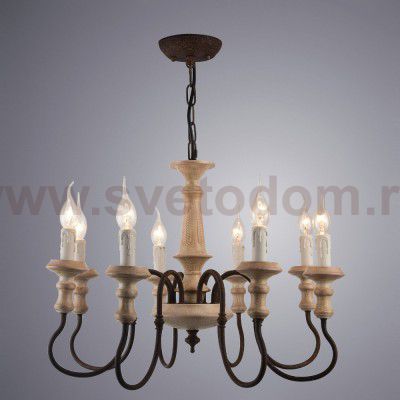 Люстра подвесная Arte Lamp A1700LM-8BR WOODSTOCK