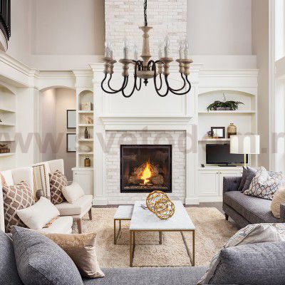 Люстра подвесная Arte Lamp A1700LM-8BR WOODSTOCK