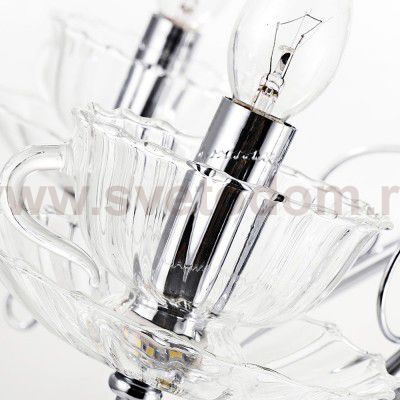 Люстра хрустальная с чашками Arte Lamp A1704LM-5CC TET-A-TET