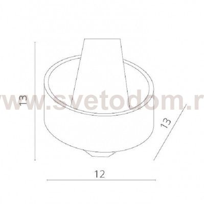 Светильник бра Arte lamp A1705AP-1WH белый ANELLO
