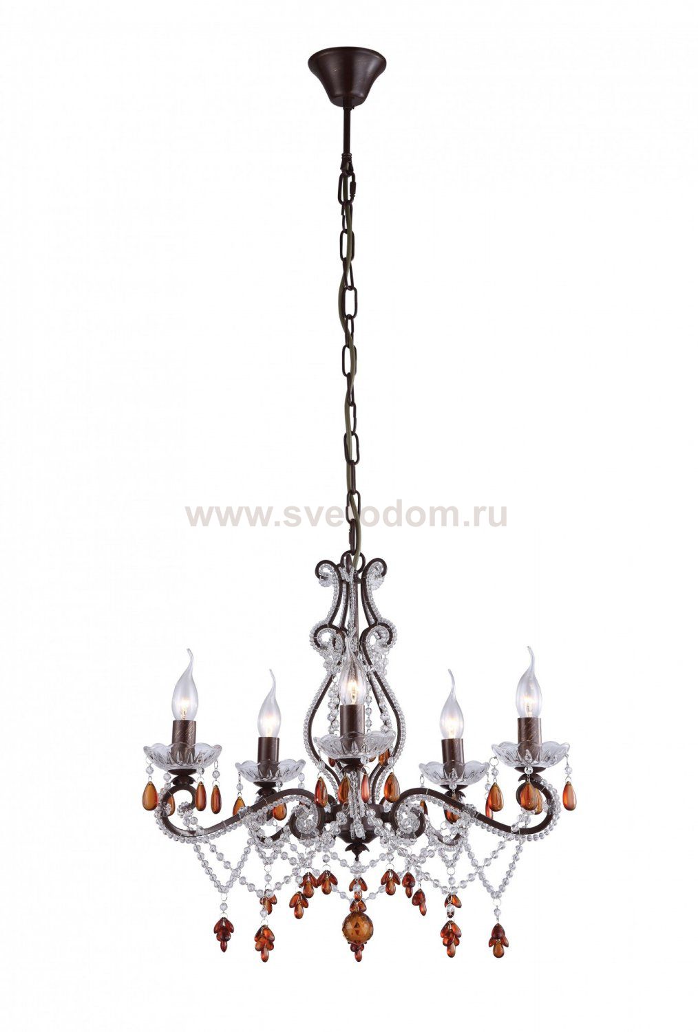 Подвесная люстра Arte lamp A1715LM-5BR Decorato