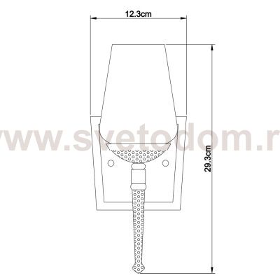 Светильник настенный Arte lamp A1722AP-1BA STEFAN