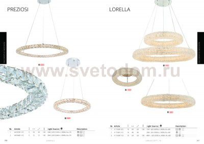 Светильник подвесной Arte lamp A1726SP-2CC Lorella 