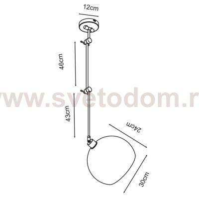 Светильник на штанге Arte Lamp A1733SP-1SS PAOLO