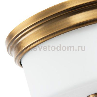 Плафон стекло белое 330мм под стержень Arte Lamp A1735PL-3SR/CC ALONZO