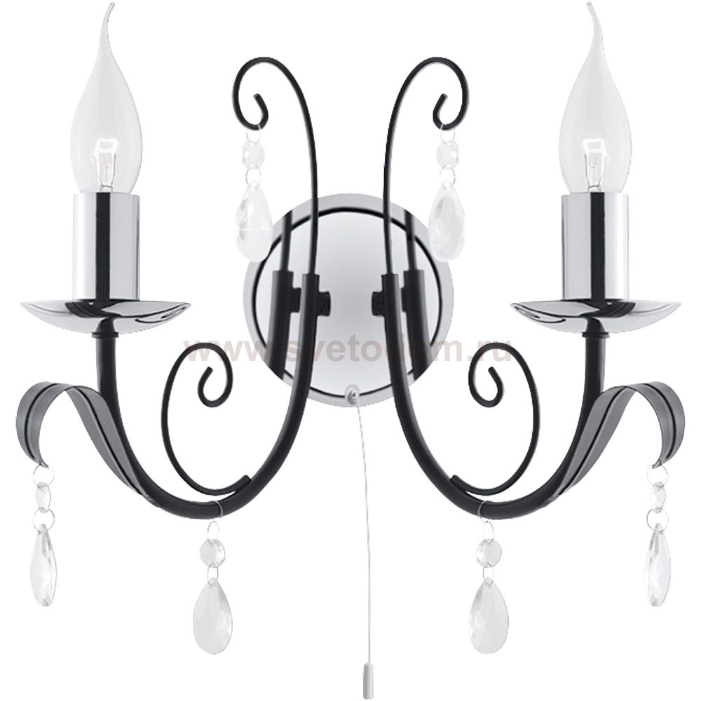 Светильник бра Arte Lamp A1742AP-2BK Romana