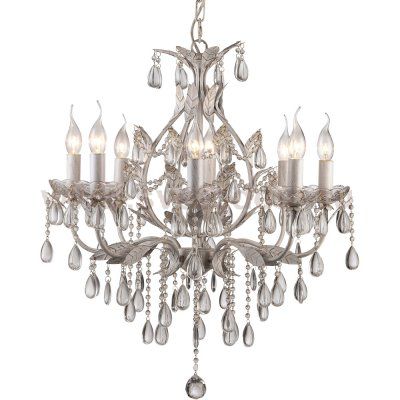 Подвесная люстра Arte lamp A1752LM-8WG Goccia