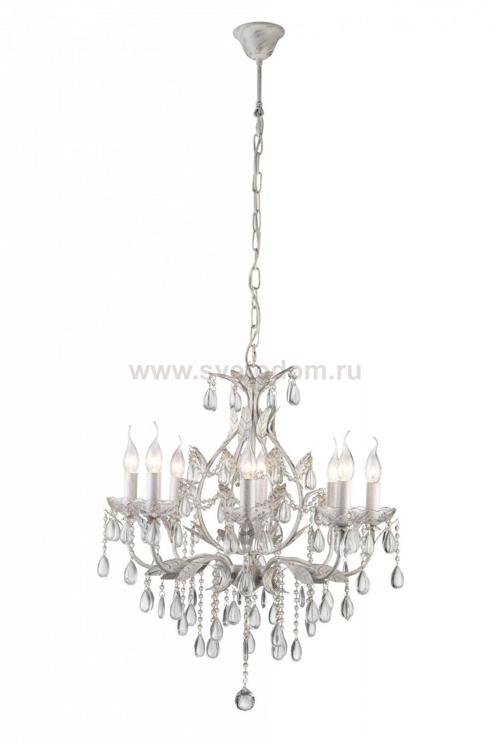 Подвесная люстра Arte lamp A1752LM-8WG Goccia