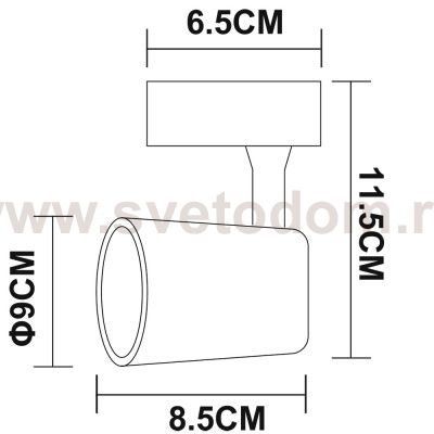 Светильник трековый Arte lamp A1810PL-1BK Track AMICO