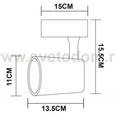 Светильник потолочный Arte lamp A1830PL-1BK AMICO