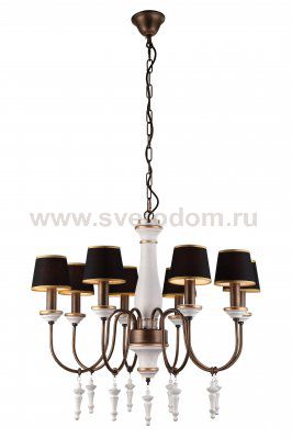 Подвесная люстра Arte lamp A1843LM-8BG Fortezza