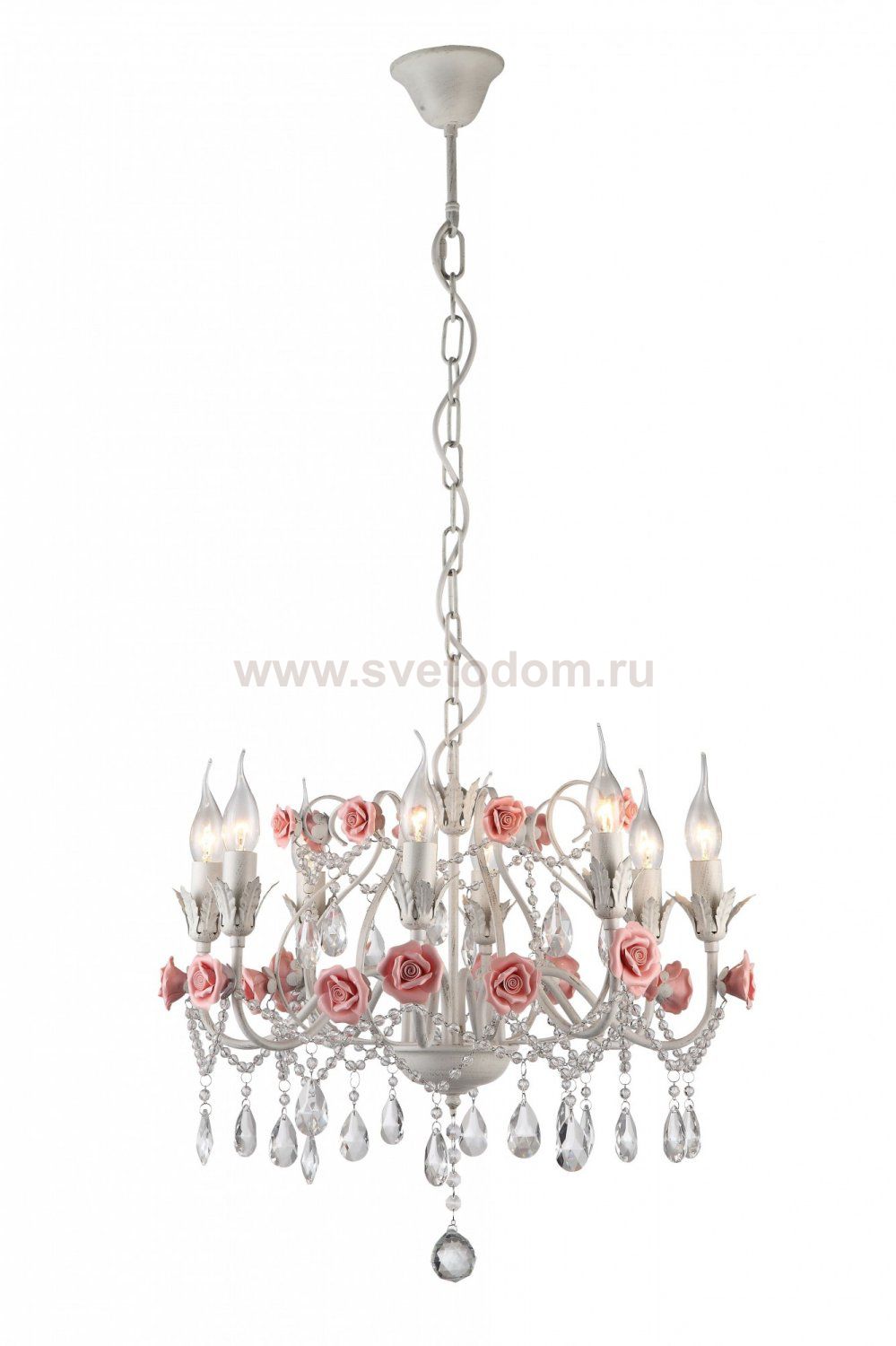 Подвесная люстра Arte lamp A1855LM-8WG Rosarium