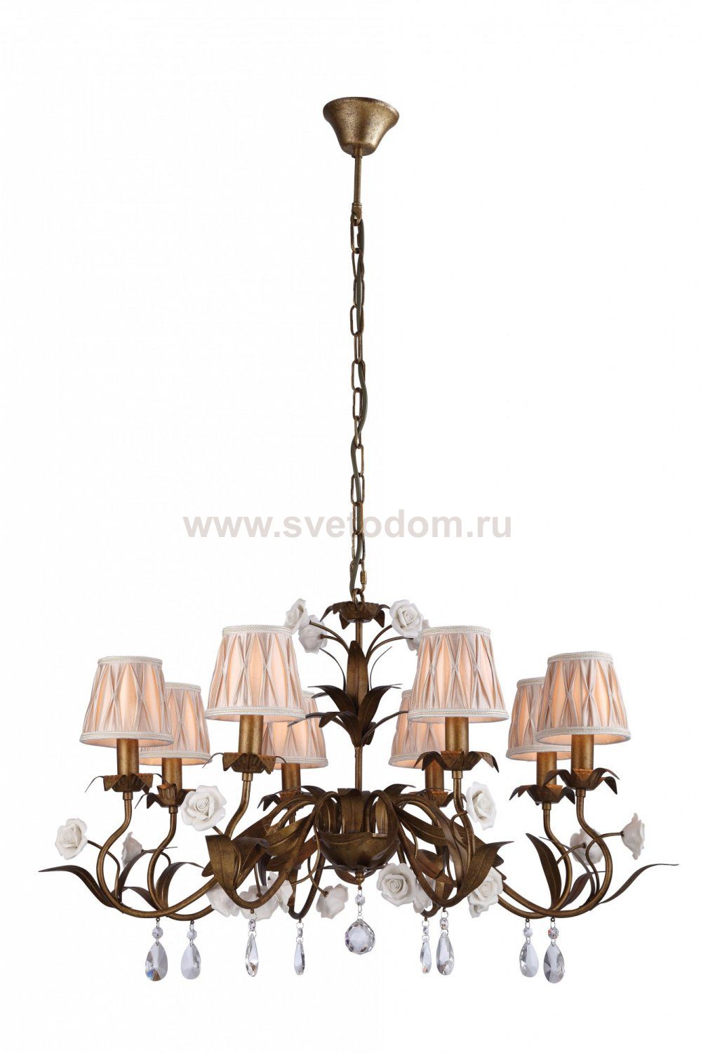 Подвесная люстра Arte lamp A1865LM-8BZ Latta