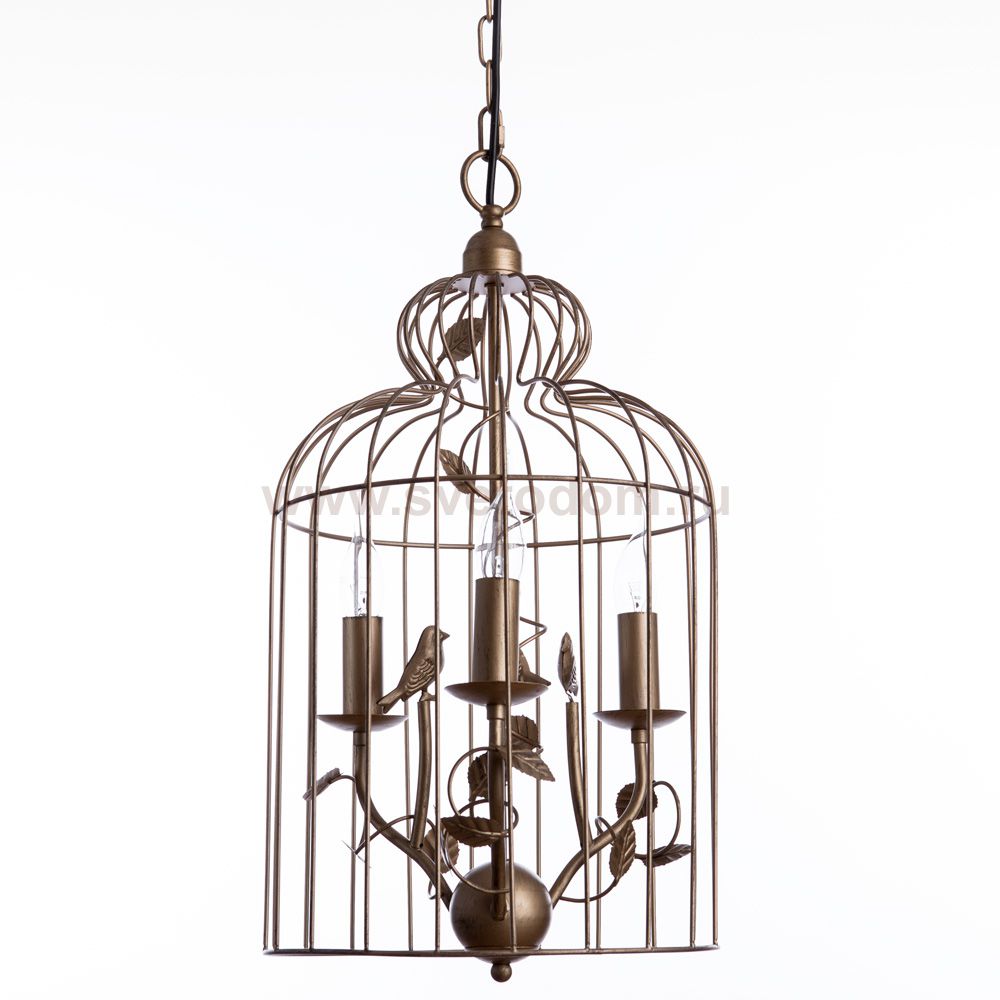 Подвесная люстра Arte Lamp A1865SP-3BG GABBIA