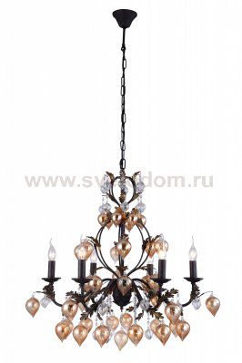 Подвесная люстра Arte lamp A1870LM-6BG Cipollino