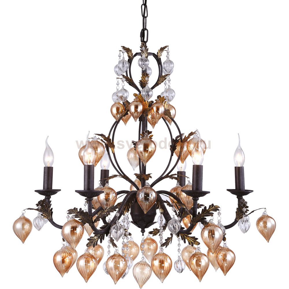 Подвесная люстра Arte lamp A1870LM-6BG Cipollino