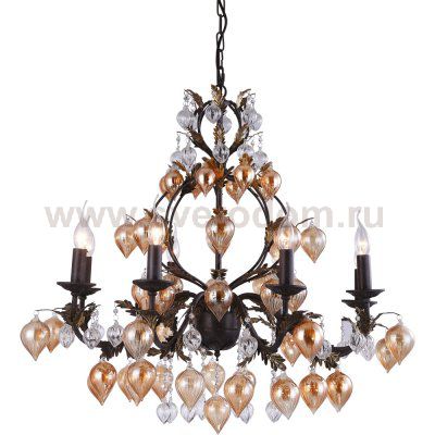 Подвесная люстра Arte lamp A1870LM-8BG Cipollino