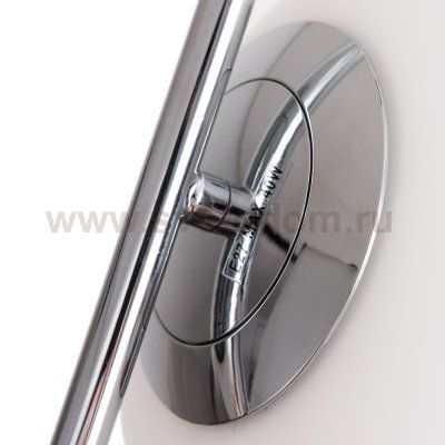 Плафон стекло белое матовое 250мм с резьбой 49мм хром Arte Lamp A1921SP-1 BOLLA-UNICA