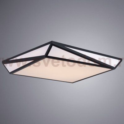 Светильник потолочный светодиодный 80ВТ Arte lamp A1930PL-1BK MULTI-PIAZZA