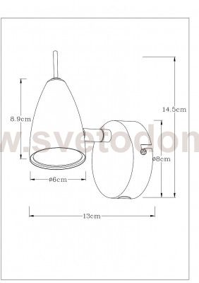 Светильник настенный Arte lamp A1966AP-1GY Regista
